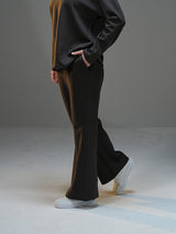 Set Long Sleeve Shirt with Wide Leg Pant