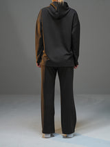 Set Long Sleeve Shirt with Wide Leg Pant