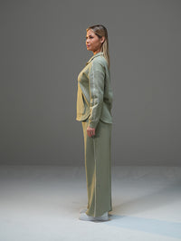 Set Wide Leg Pants and Jackets