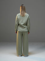 Set Wide Leg Pants and Jackets