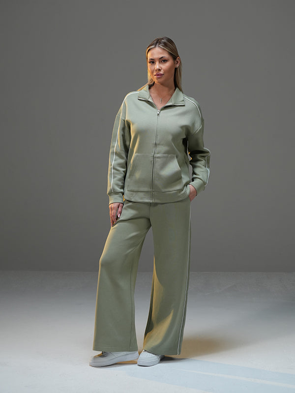 Set Wide Leg Pants and Jackets