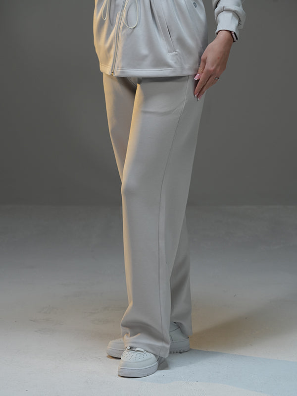 Set Long Soft Touch Jacket and Wide Leg Pant