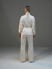 Set Long Soft Touch with Pockets and Wide Leg Pant