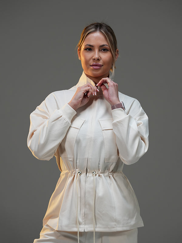 Set Long Soft Touch with Pockets and Wide Leg Pant