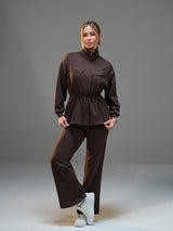 Set Long Soft Touch with Pockets and Wide Leg Pant