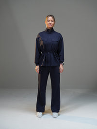 Set Long Soft Touch with Pockets and Wide Leg Pant