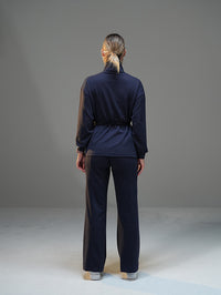 Set Long Soft Touch with Pockets and Wide Leg Pant