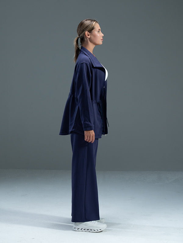Set Wide Leg Pants and Jackets