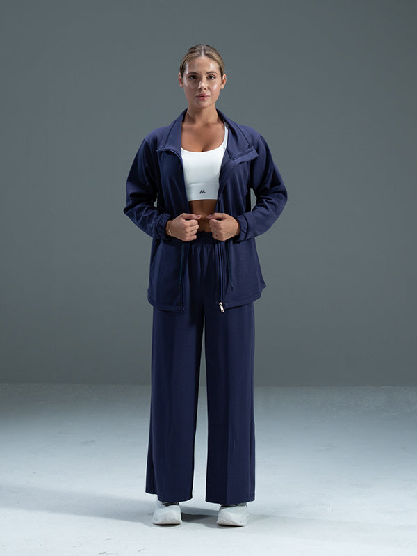 Set Wide Leg Pants and Jackets