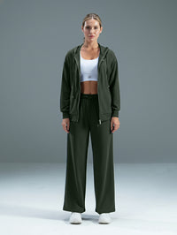 Set Wide Leg Pants and Jackets