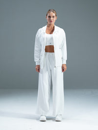 Set Wide Leg Pants and Jackets