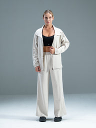 Set Wide Leg Pants and Jackets