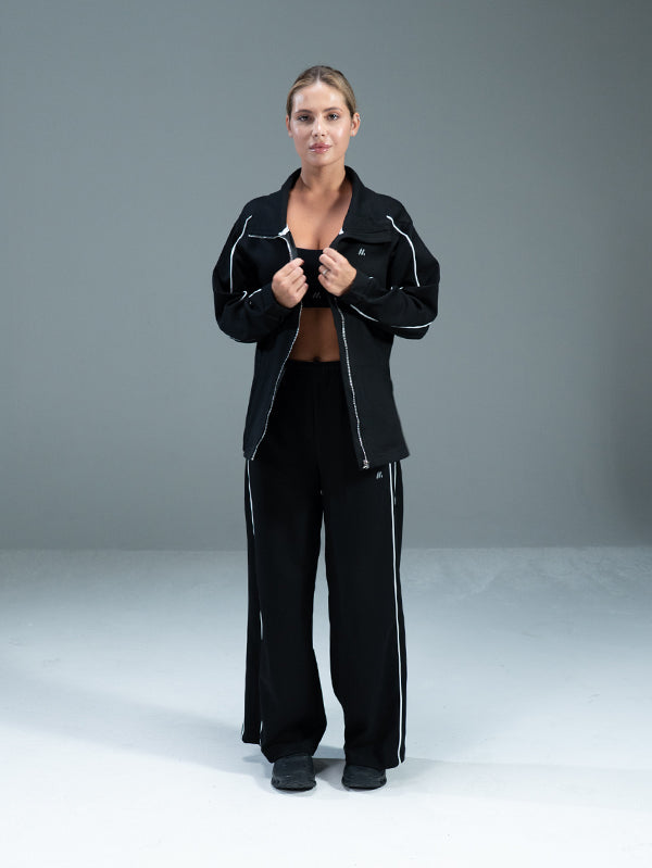 Set Wide Leg Pants and Jackets