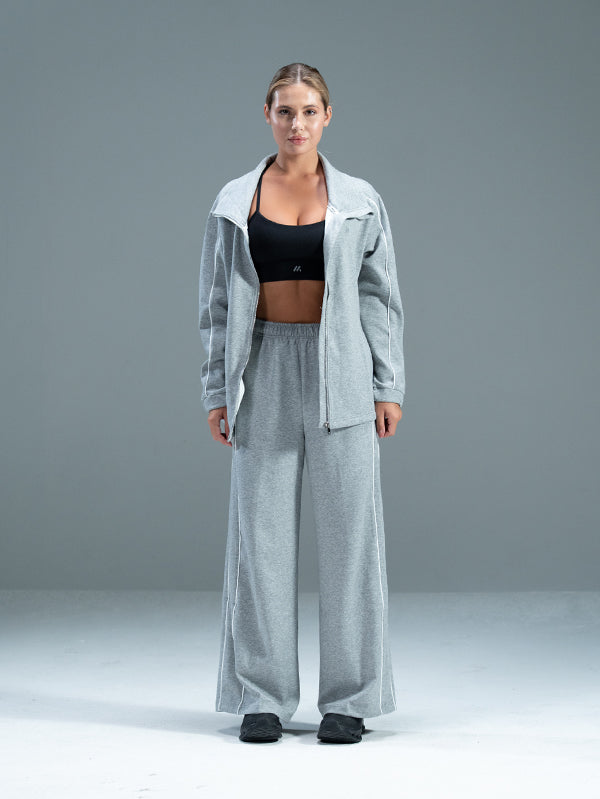 Set Wide Leg Pants and Jackets