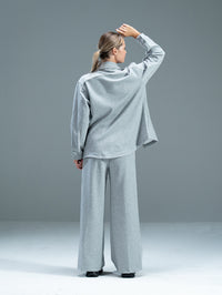 Set Wide Leg Pants and Jackets
