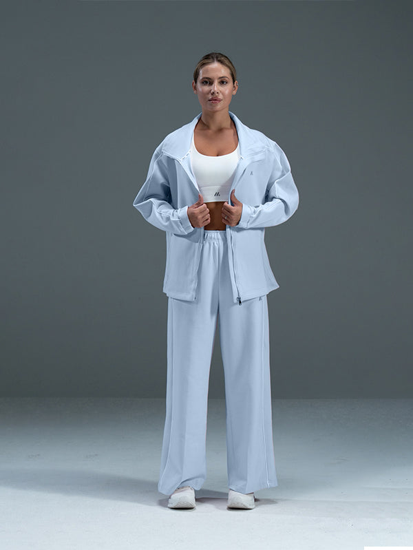 Set Wide Leg Pants and Jackets