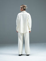 Set Wide Leg Pants and Jackets