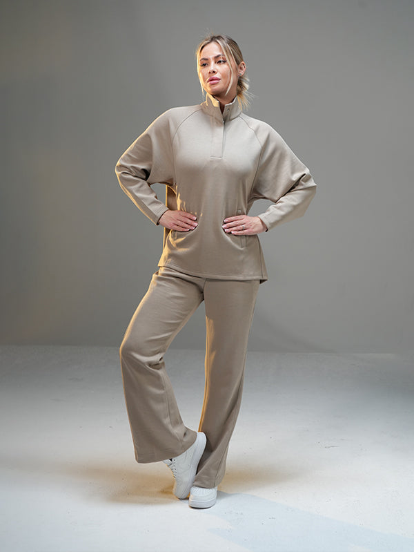 Set Wide Leg Pant and Sweatshirt