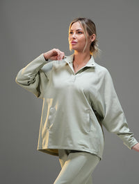 Set Wide Leg Pant and Sweatshirt