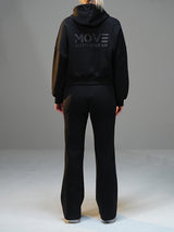 Set Cropped Jacket with Flared Pant