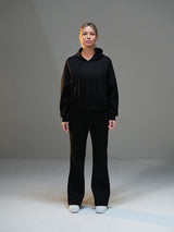 Set Cropped Jacket with Flared Pant