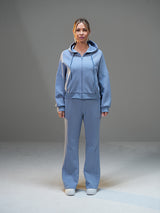 Set Cropped Jacket with Flared Pant