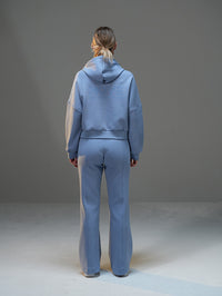 Set Cropped Jacket with Flared Pant