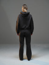 Set Cropped Jacket with Flared Pant