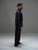 Set Jacket with Wide Leg Pant