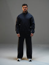 Set Jacket with Wide Leg Pant