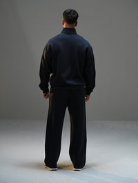 Set Jacket with Wide Leg Pant
