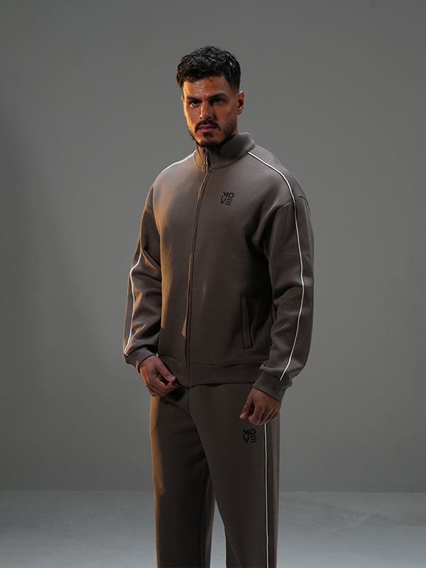 Set Jacket with Wide Leg Pant