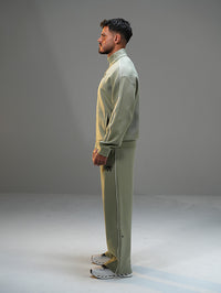 Set Jacket with Wide Leg Pant