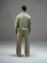 Set Jacket with Wide Leg Pant