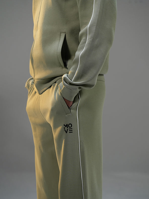 Set Jacket with Wide Leg Pant