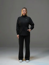 Set Long Soft Touch Jacket and Wide Leg Pant