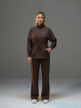 Set Long Soft Touch Jacket and Wide Leg Pant