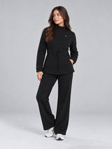 Cotton Set Hoodie with Straight Leg Pant