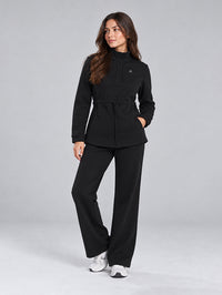 Cotton Set Hoodie with Straight Leg Pant