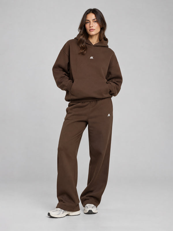 Set Hoodie With wide Leg Pant