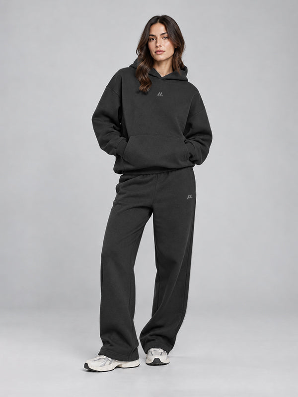 Set Hoodie With wide Leg Pant
