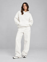 Set Hoodie With wide Leg Pant