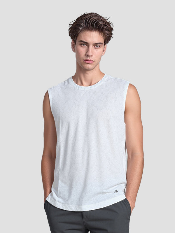 Polyester washed ishirt