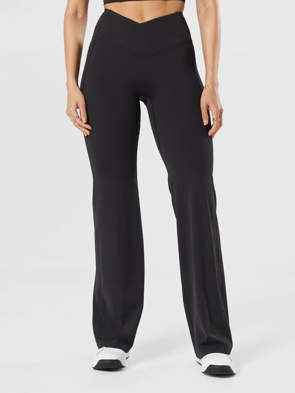 Crossover High-Rise Flared Pant