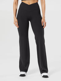 Crossover High-Rise Flared Pant