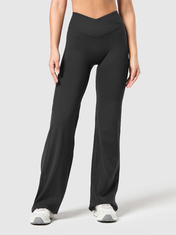 Crossover High-Rise Flared Pant