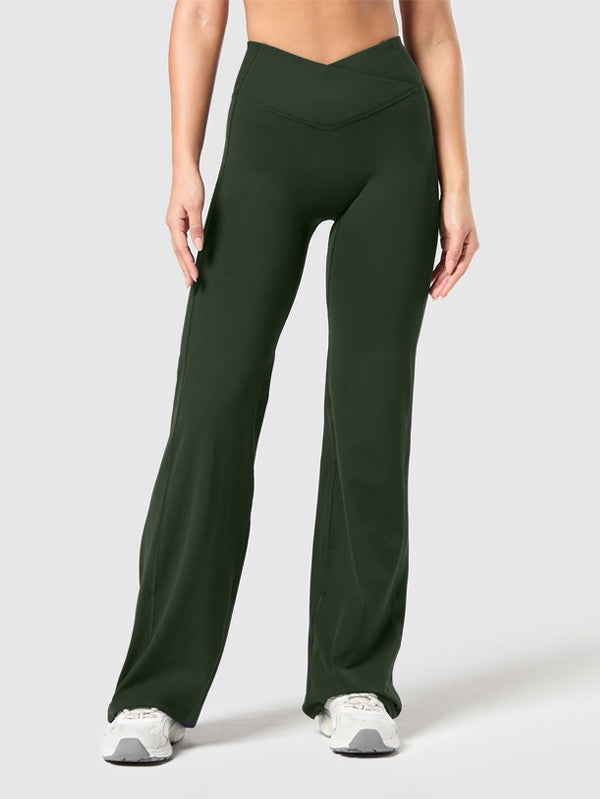 Crossover High-Rise Flared Pant