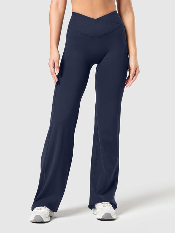 Crossover High-Rise Flared Pant
