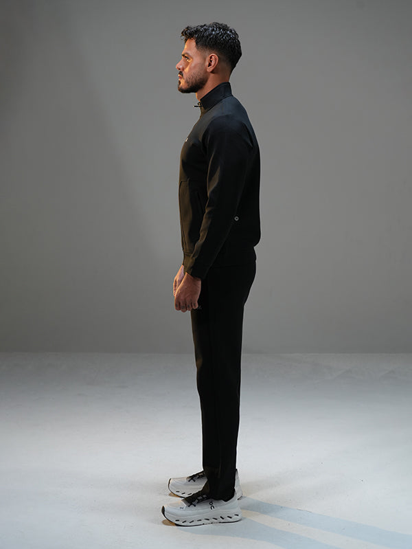 Set Jacket with Straight Leg Pant