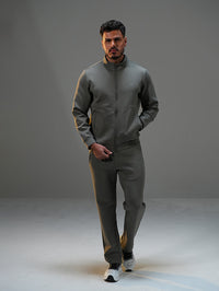 Set Jacket with Straight Leg Pant